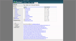 Desktop Screenshot of discuss.faywest.com
