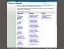 Tablet Screenshot of faywest.com